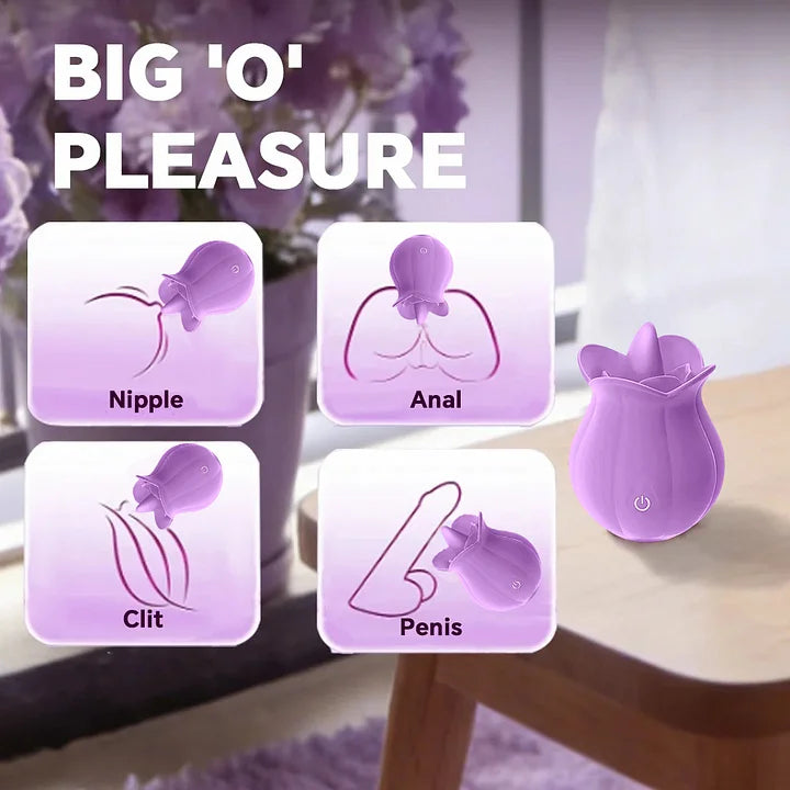 Oral-Like Sensation Combo – Amora Rose + MLEM Tongue-Style Massager
