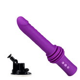 Powerful 145-- Adjustable Base Heating Thrusting Vibrating Dildo Machine 11.81 Inch-IntimiLife