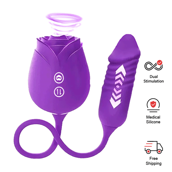 Purple Rose 2026 Upgraded Rose Suction G-Zone Massager