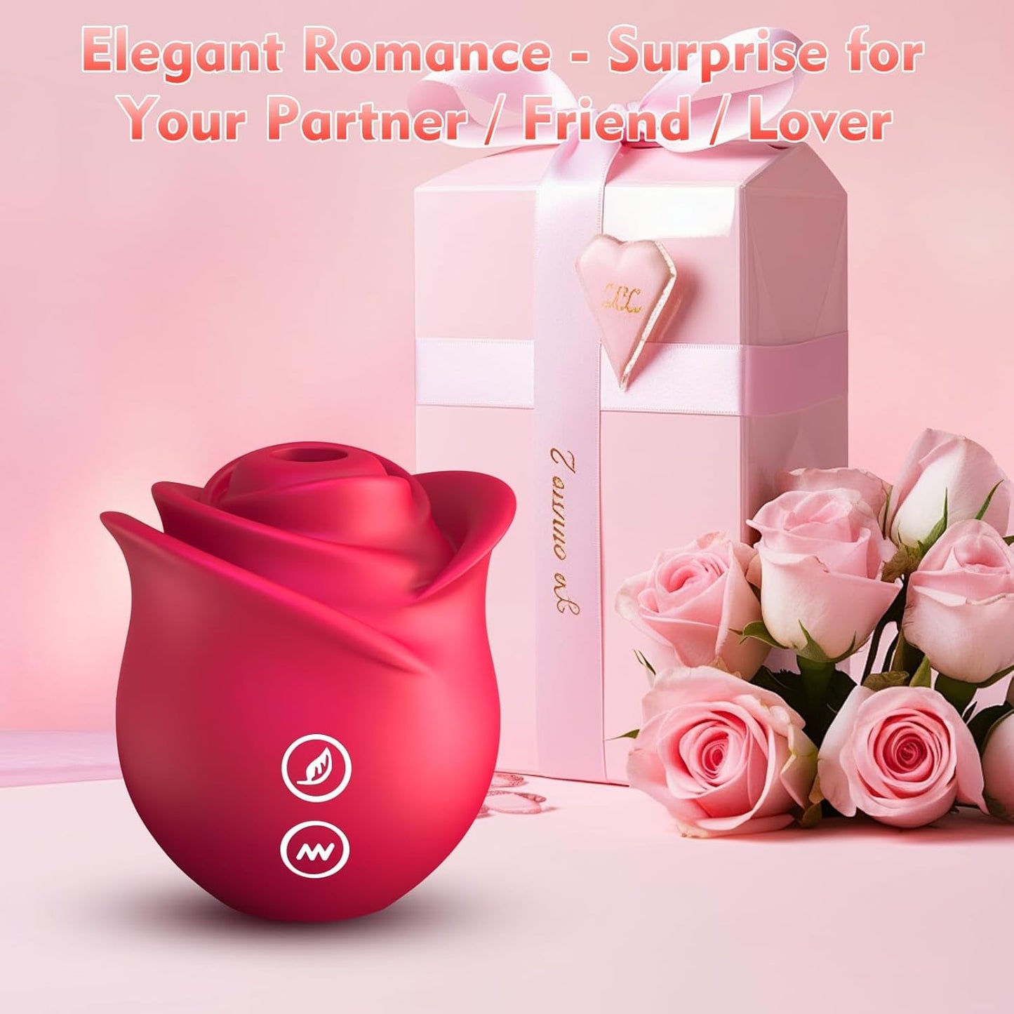 PetalWhisper Rose Suction Massager with Soft Petals 10