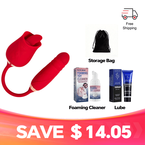 RoseLite Entry-Level Tongue-Style Rose Massager
