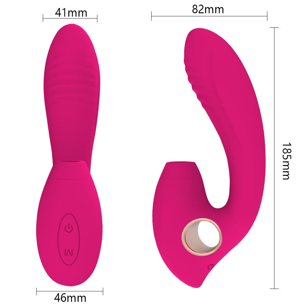Pulsilia Dual Stimulation Vibe with Clit Suction
