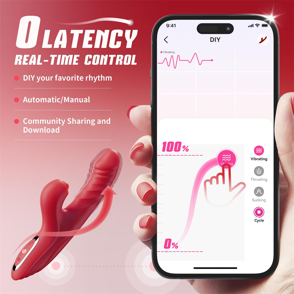 Seraphine - 3 in 1 App-Controlled Rabbit Massager