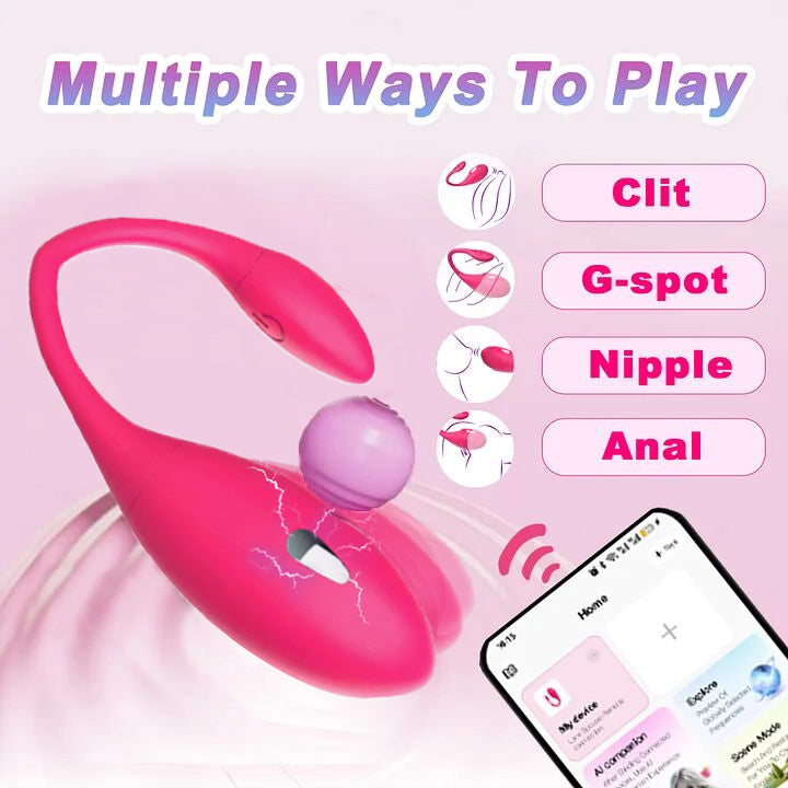 Remote Wearable Panty Egg Massager Rose Bullet G-Zone Toy