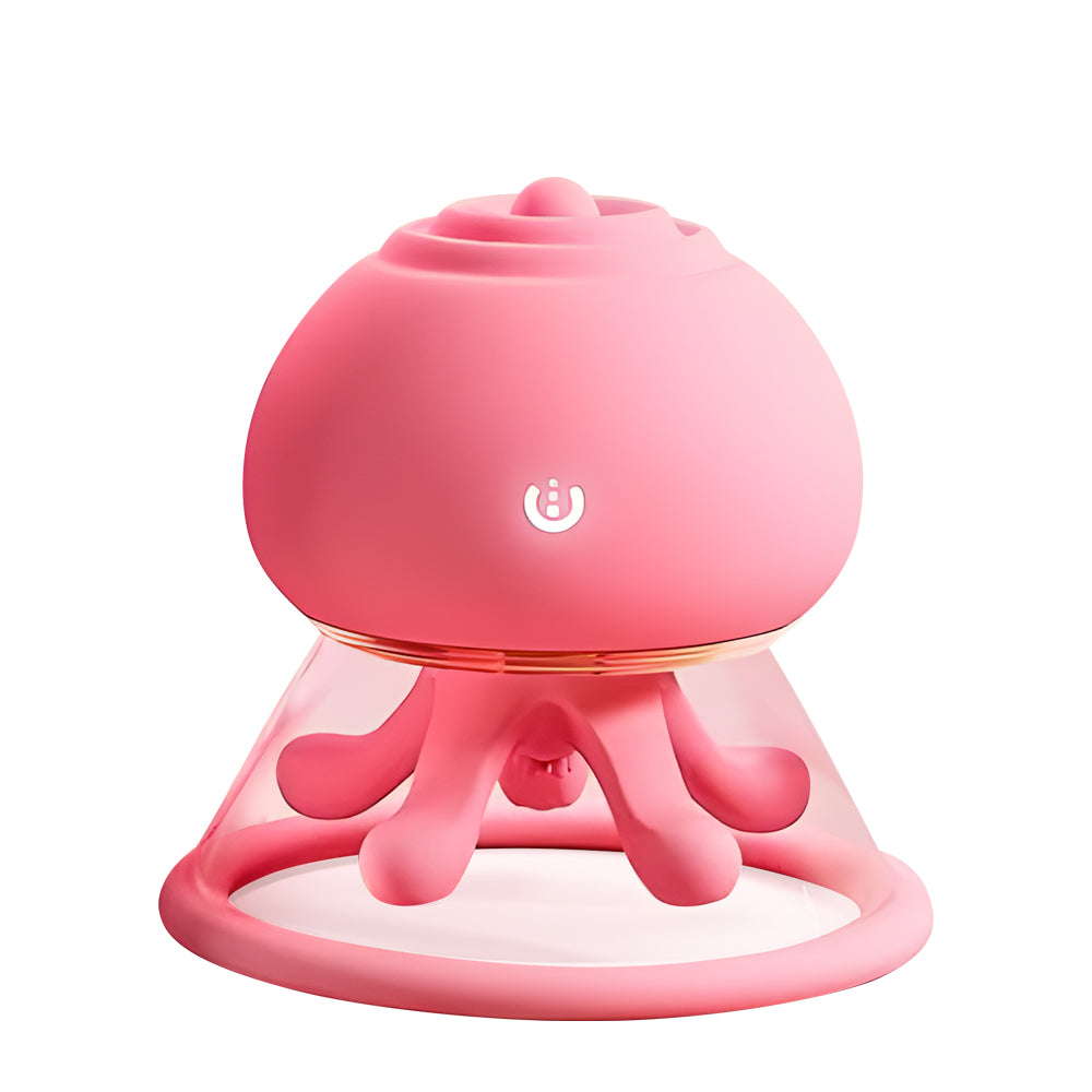 Nipbloom - 1 Piece Kneading & Suction Chest Toy - wearable vibrator featuring waterproof, quiet, rechargeable