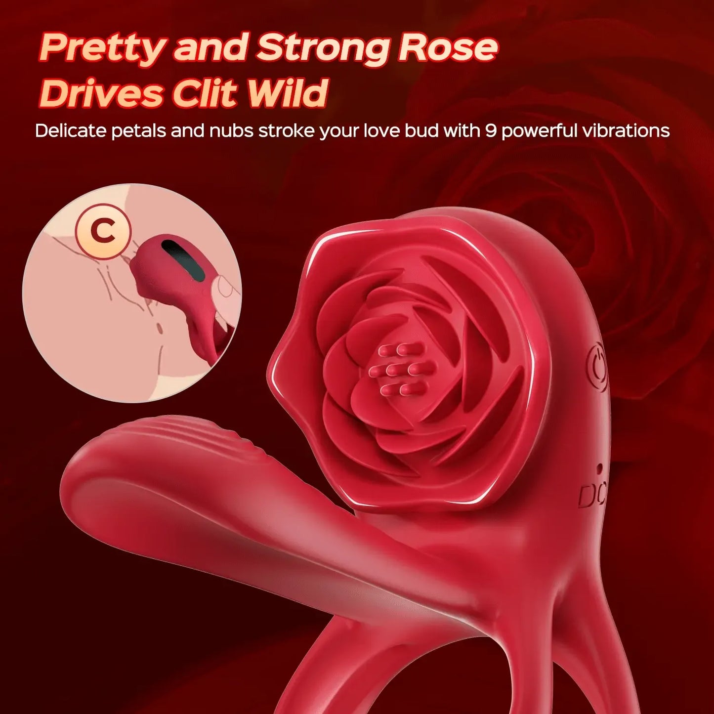 More Rumble Set - Mini Wand & External Couples Ring