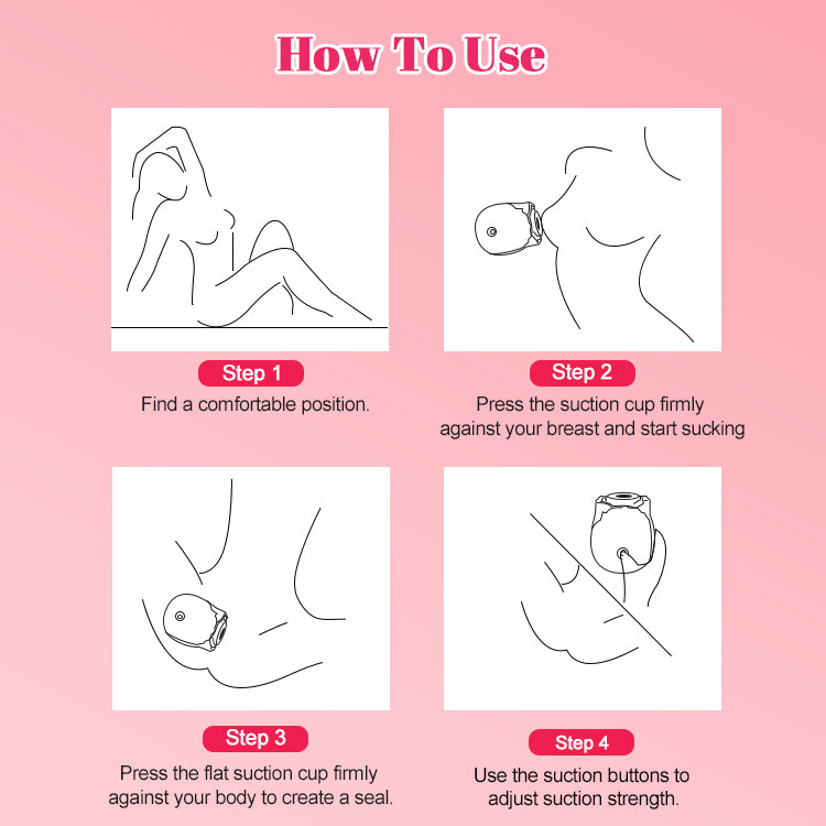 Amora - Rose Intimate Suction Toy Waterproof Pleasure