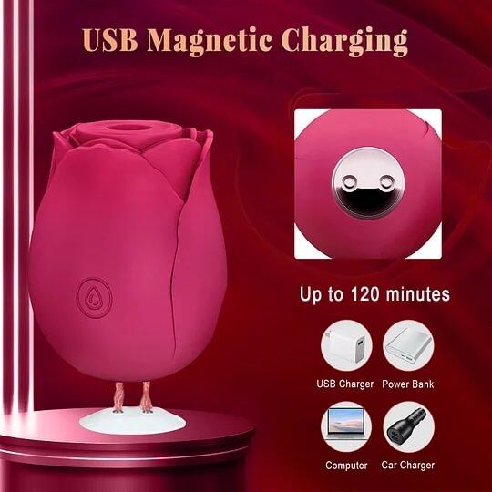 Couples' Pleasure Set - Vibe Ring & Rose Toy® Bundle