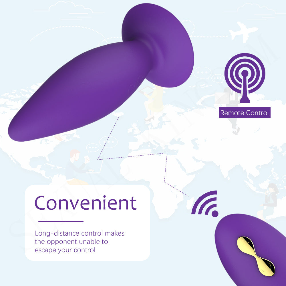 Remote 10 Speeds Rear Massager Wellness Tool