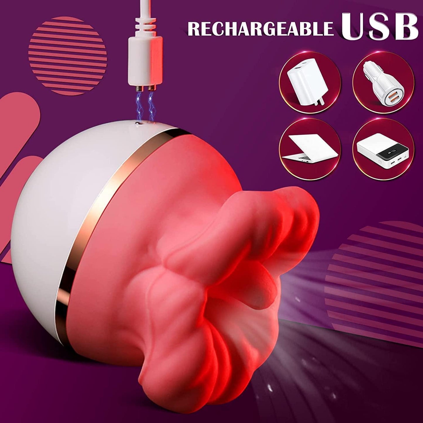 LickiMo - Tongue-Style External & Chest Massager