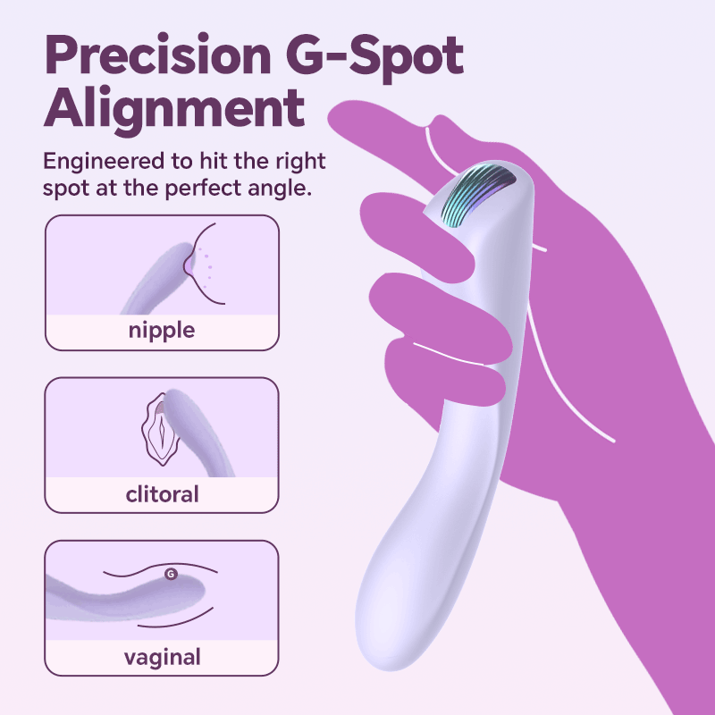 Pearlsvibe Smolder G-Zone Massager with Ergonomic Curve