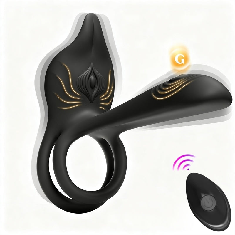 App & Remote Vibe Ring with G-Zone & External Massager