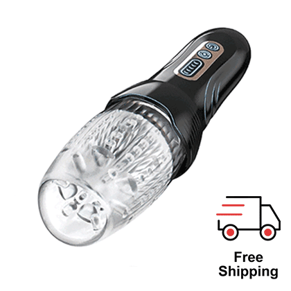 GAWK GAWK 4000 - 5 Thrusting Rotating 10 Vibe Mode Male - male masturbator featuring quiet, body-safe silicone, beginner frie