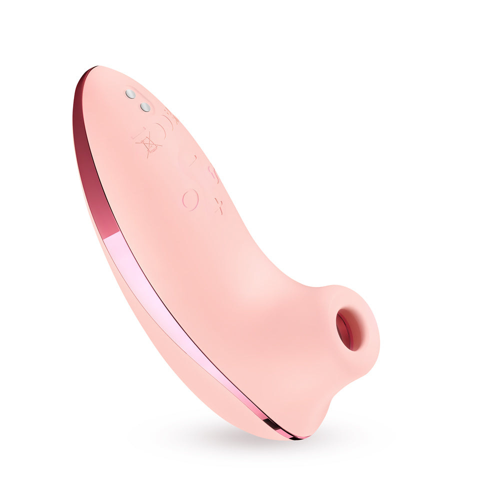 RoseHeat App-Controlled Heated Air-Pulse Suction Massager - rose suction vibrator featuring app controlled, waterproof, heati