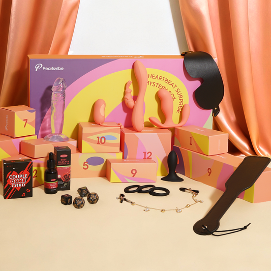 Pearlsvibe Mystery Box Premium Set (12 pcs) - personal massager featuring app controlled, remote control, beginner friendly