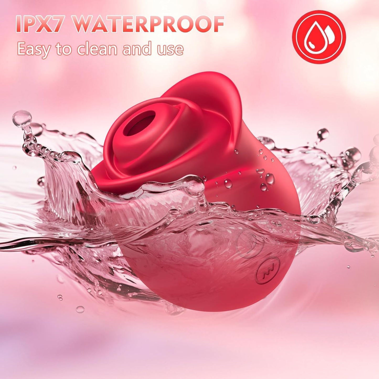 PetalWhisper Rose Suction Massager with Soft Petals 10