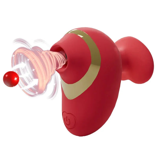 TipSway Suction Massager Handheld Portable Mini Massager - rose suction vibrator featuring quiet, beginner friendly, suction