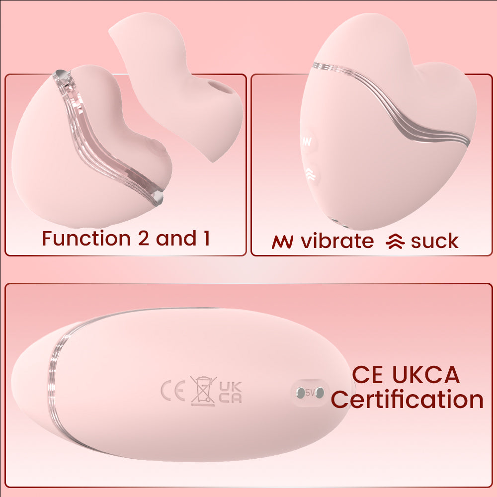 LoveBloom 2-in-1 Vibrating & Air Pulse Personal Massager