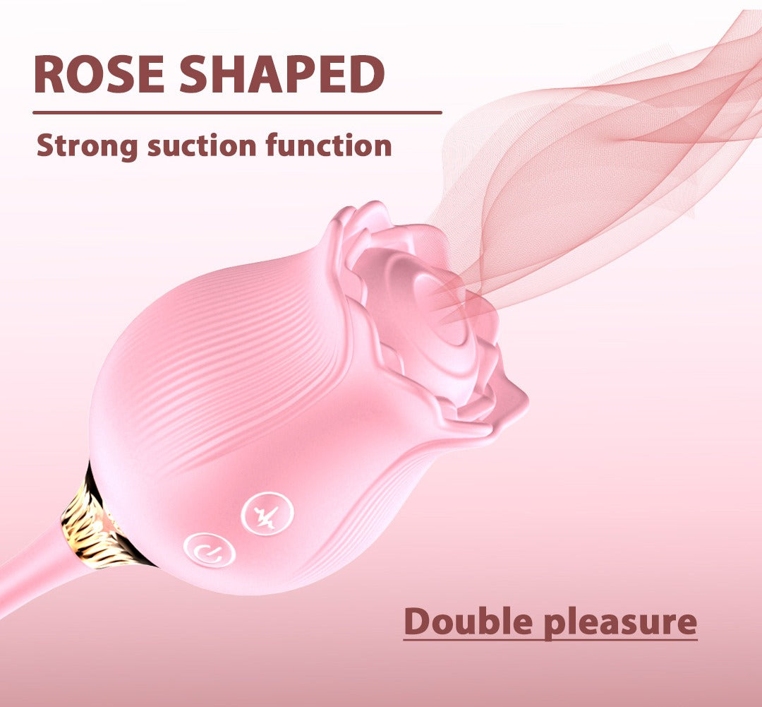 PinkBliss 2-in-1 Rose Suction & Thrusting Premium