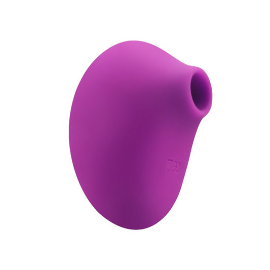 AuraEgg Petite Soft-Touch Suction Vibe - rose suction vibrator featuring app controlled, quiet, beginner friendly