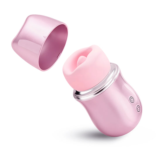 PearlMouth - Premium Oral-Like Massager with Soft - tongue vibrator featuring app controlled, quiet, rechargeable