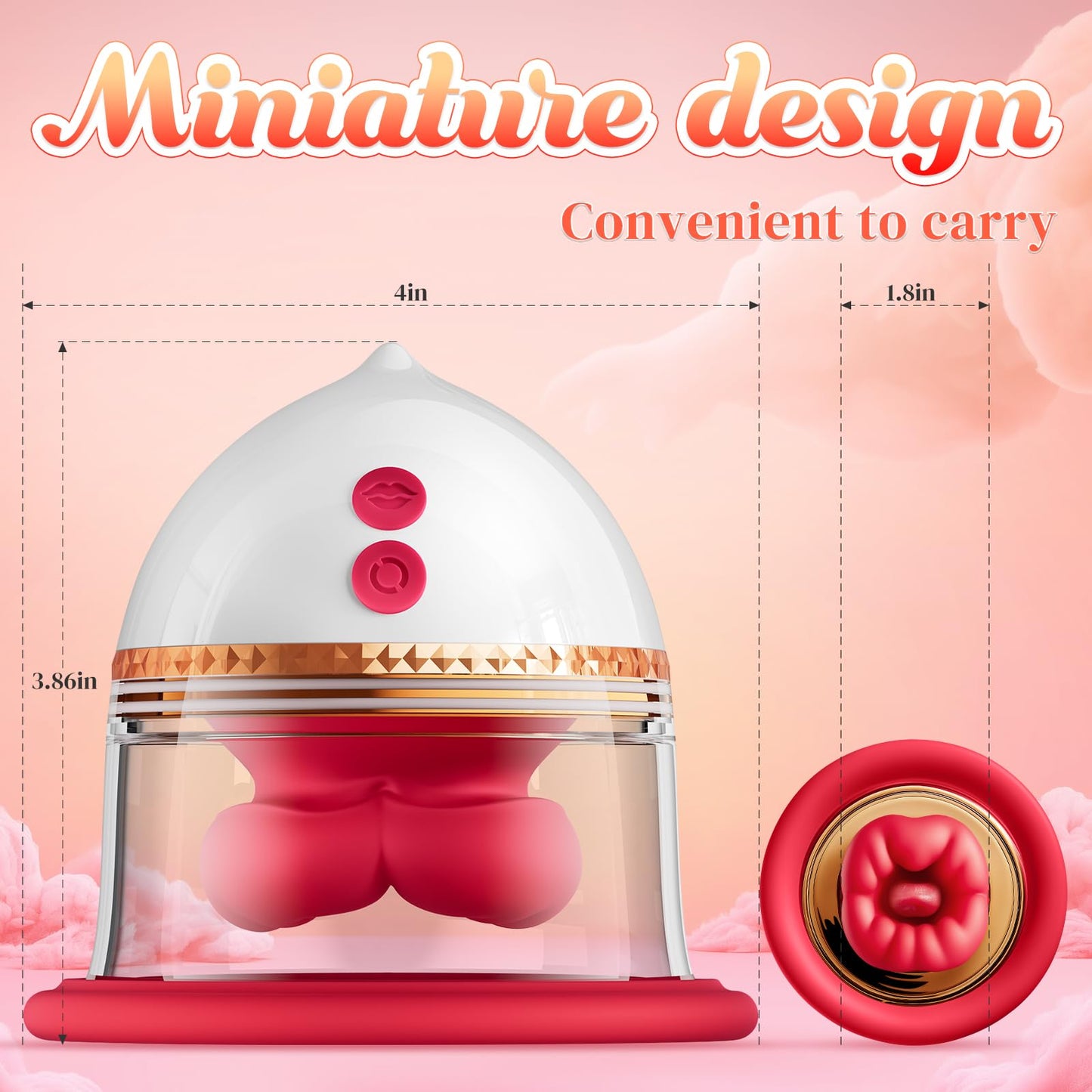 Noti - Tongue-Feel & Suction Massager for Chest & Rear