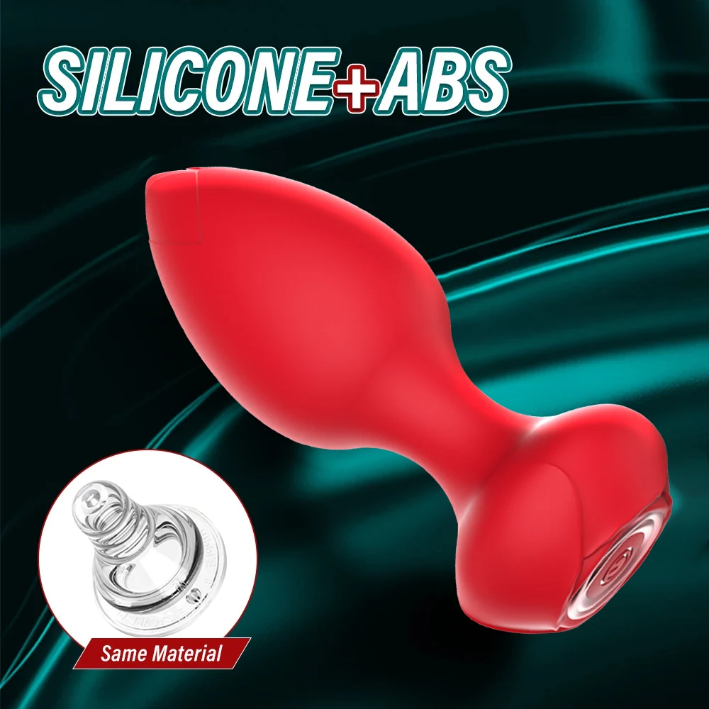 Jack - Vibrating Butt Plug with Remote Body-Safe Silicone
