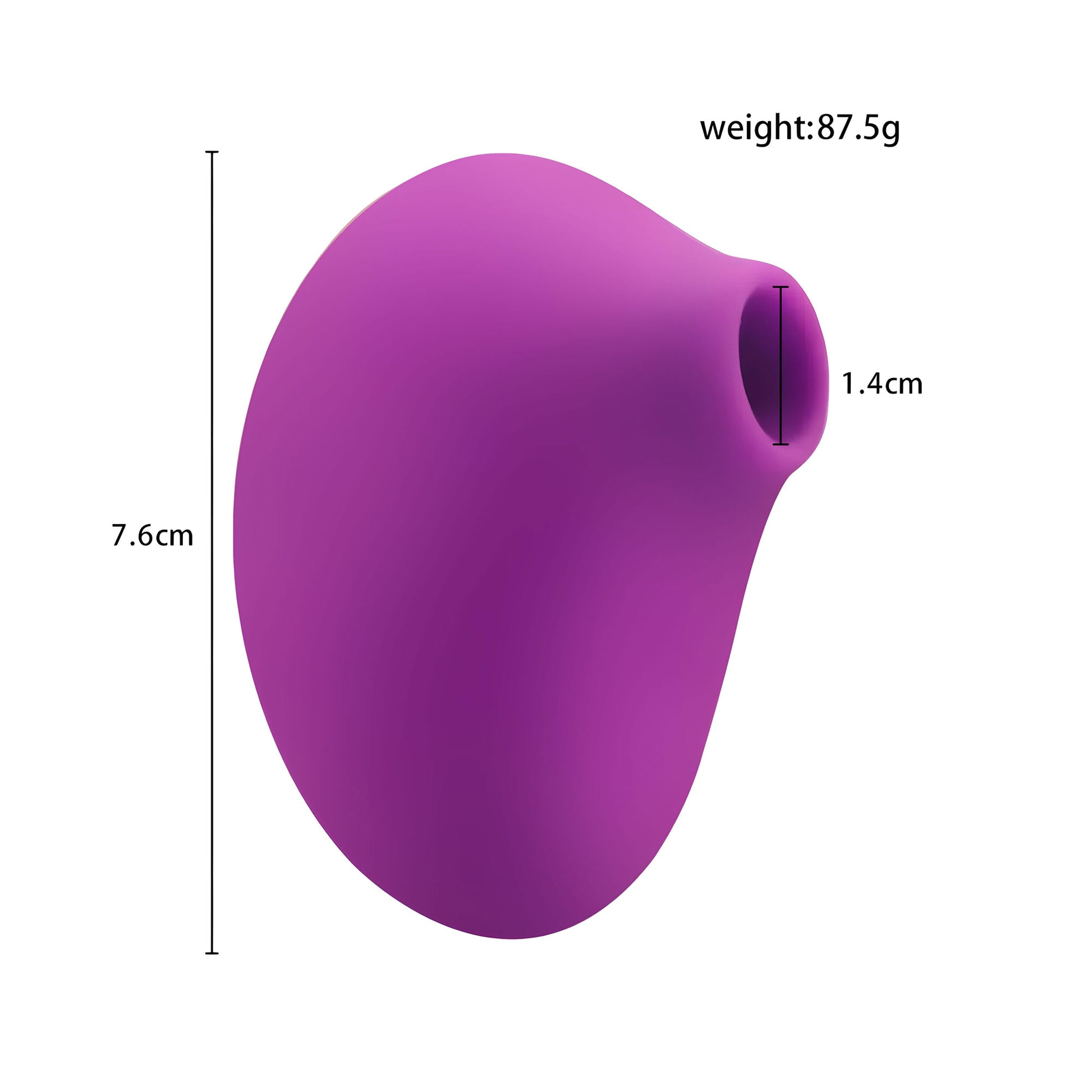 AuraEgg Petite Soft-Touch Suction Vibe