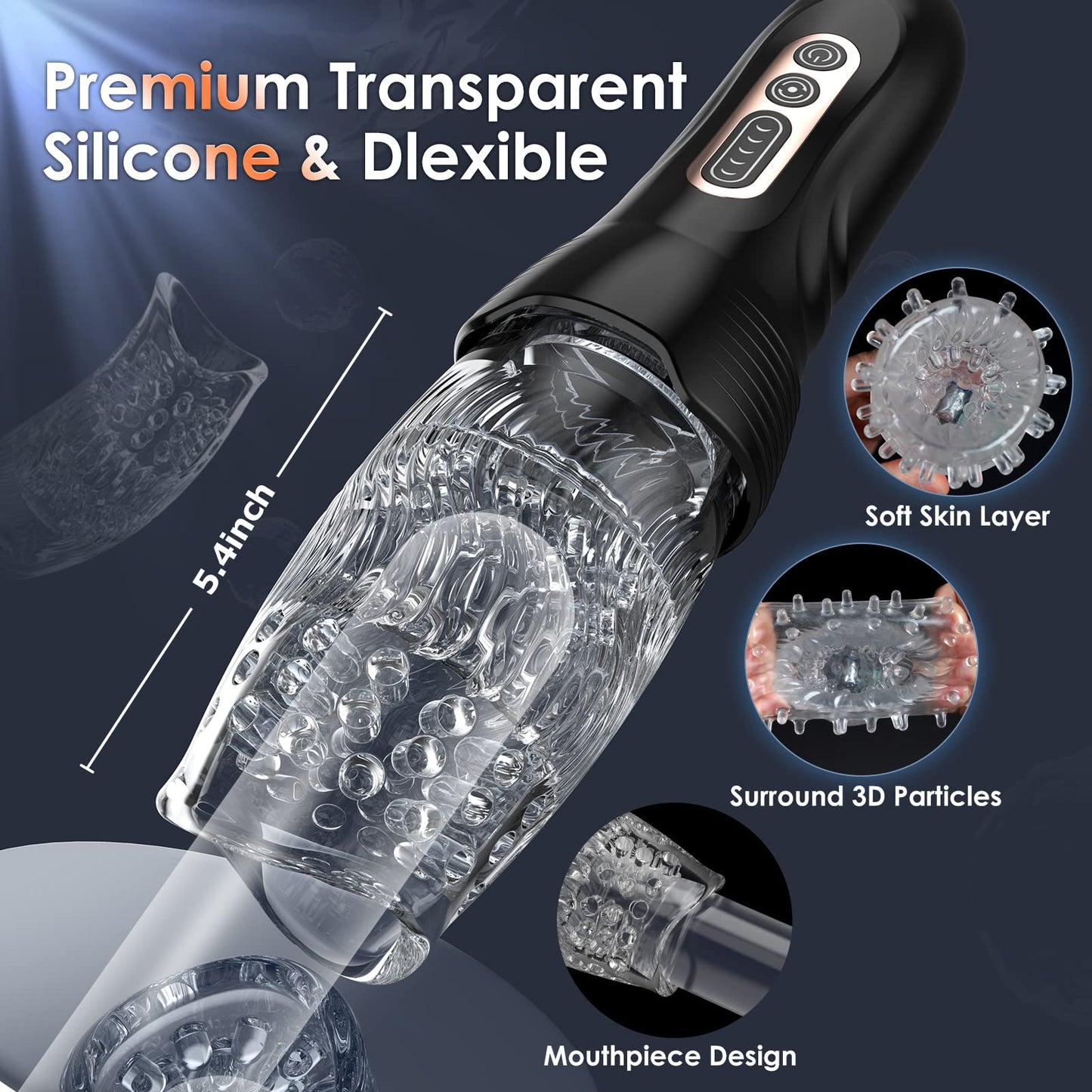 GAWK GAWK 4000 - 5 Thrusting Rotating 10 Vibe Mode Male