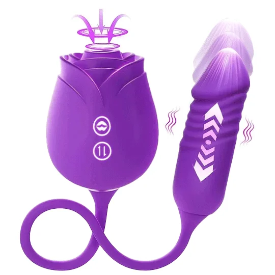 Rose Mary - Dual Massager - Suction & Internal Vibe