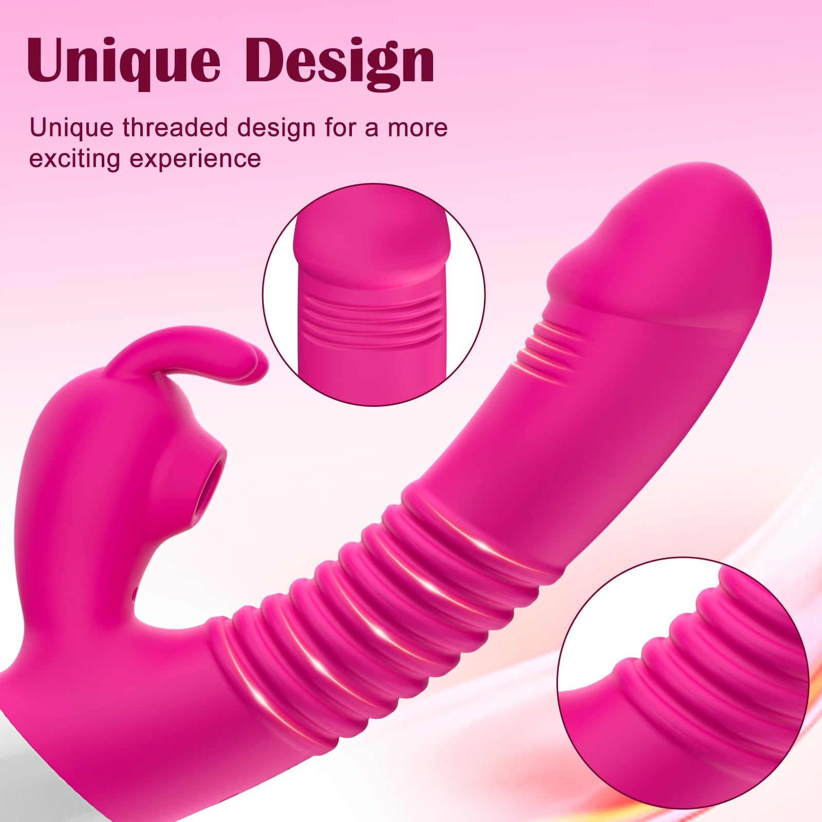 Flaris - Rabbit Massager with Heating Suction & G-Zone