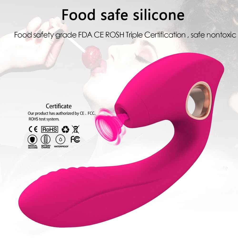 Pulsilia Dual Stimulation Vibe with Clit Suction