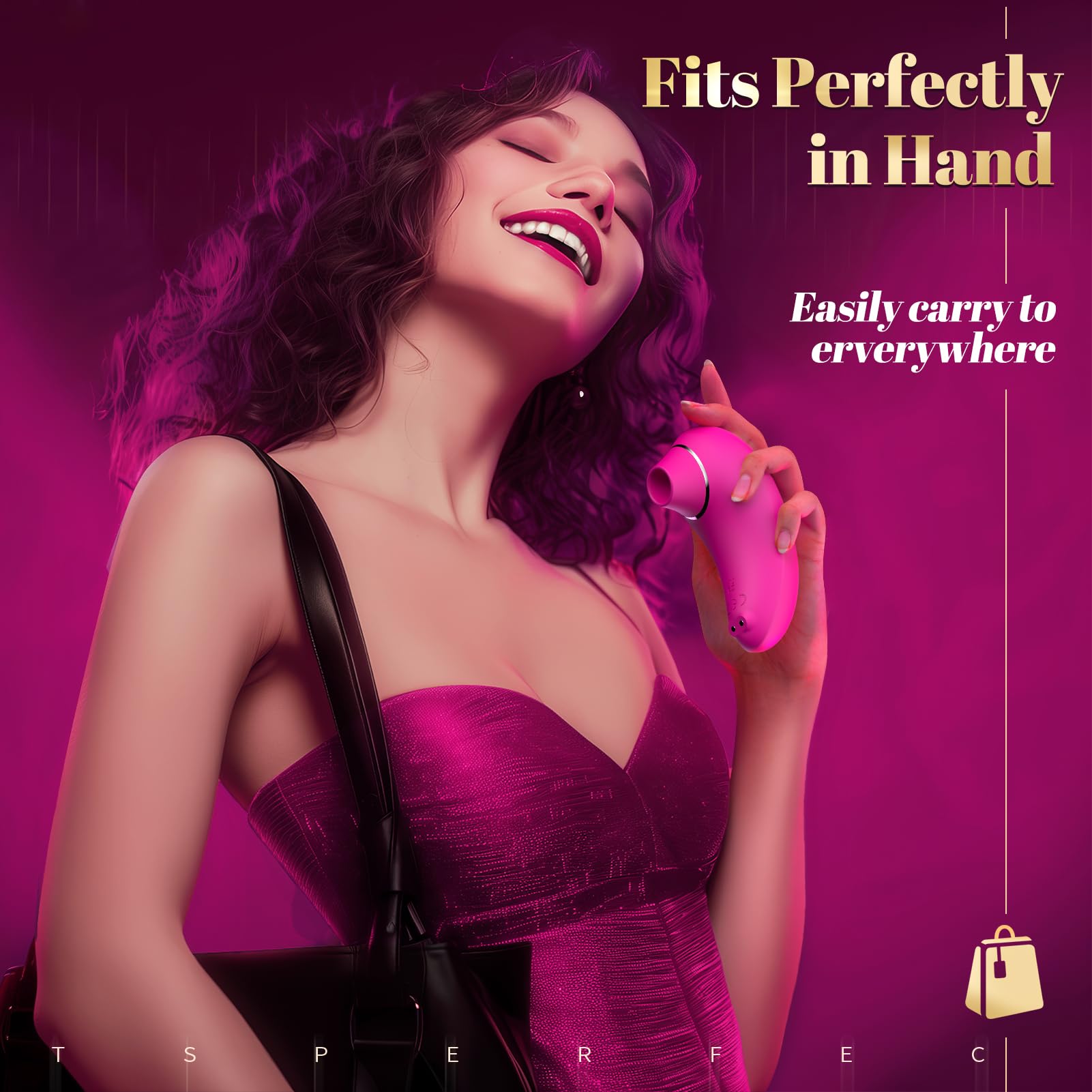 Rita Rose Pulse Suction Massager for Dual Stimulation