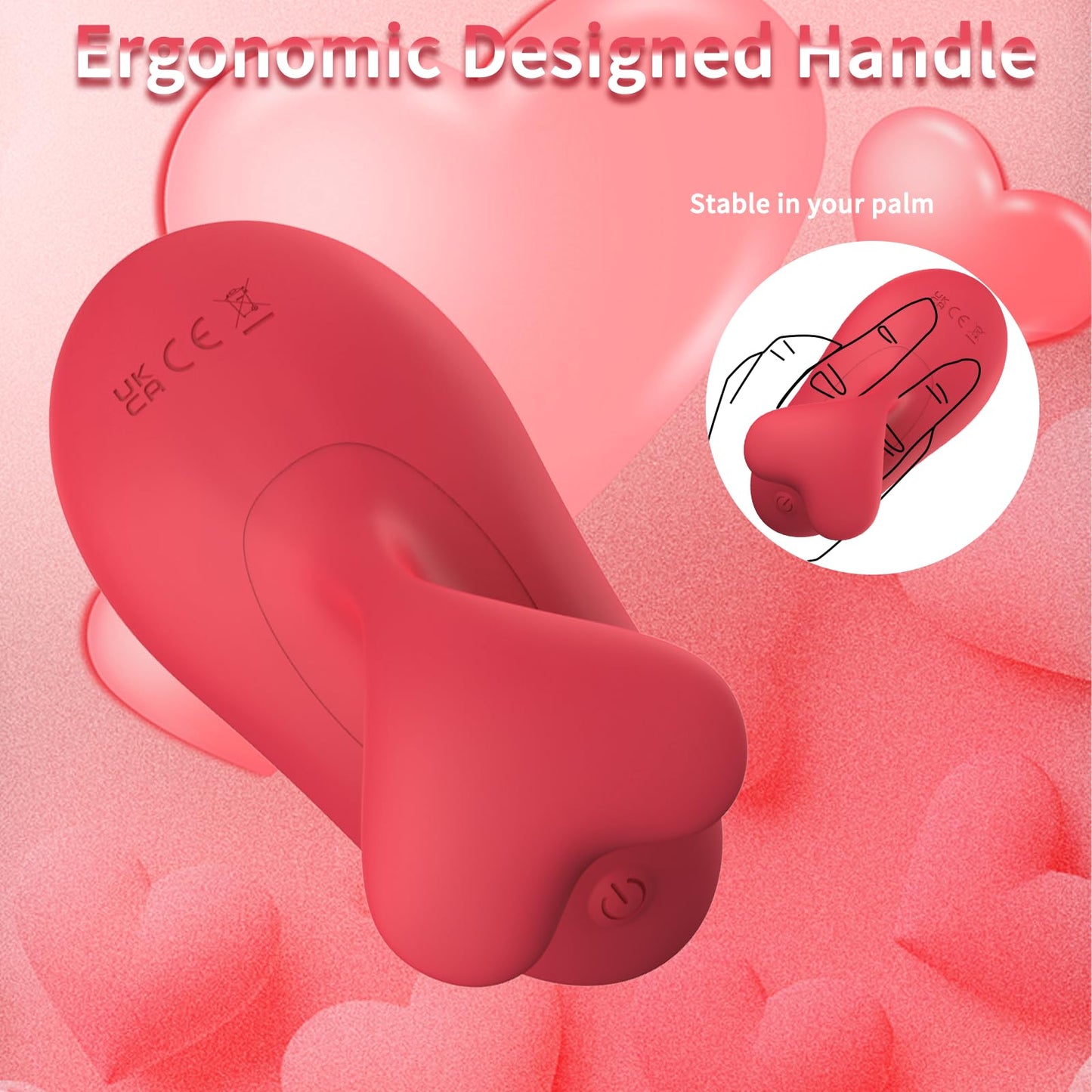 Fingeria Mini Air-Pulse Suction Massager with Easy-Grip