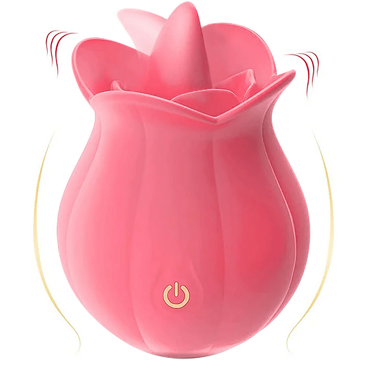 MLEM Rose Tongue-Style Massager – Easy-to-Position Design