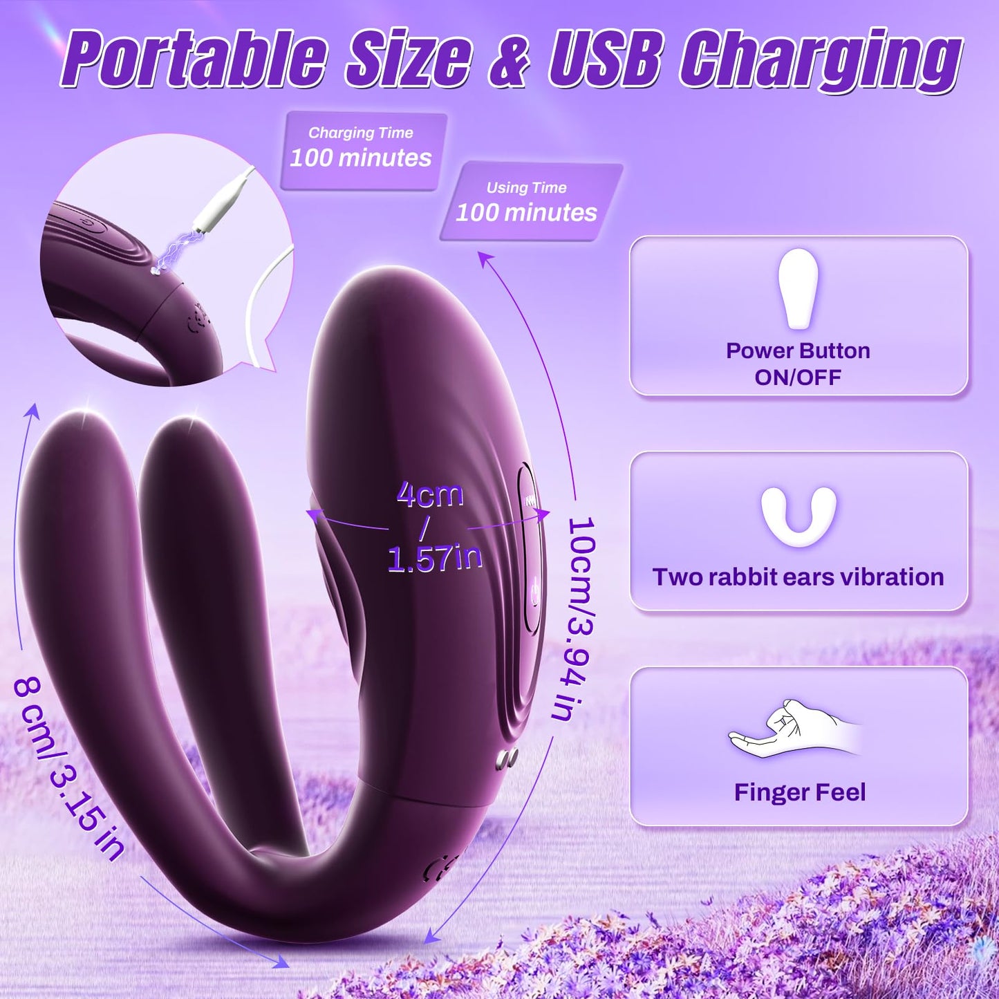 Tapmo Couples Massager with 10 Tapping and 10 Vibration
