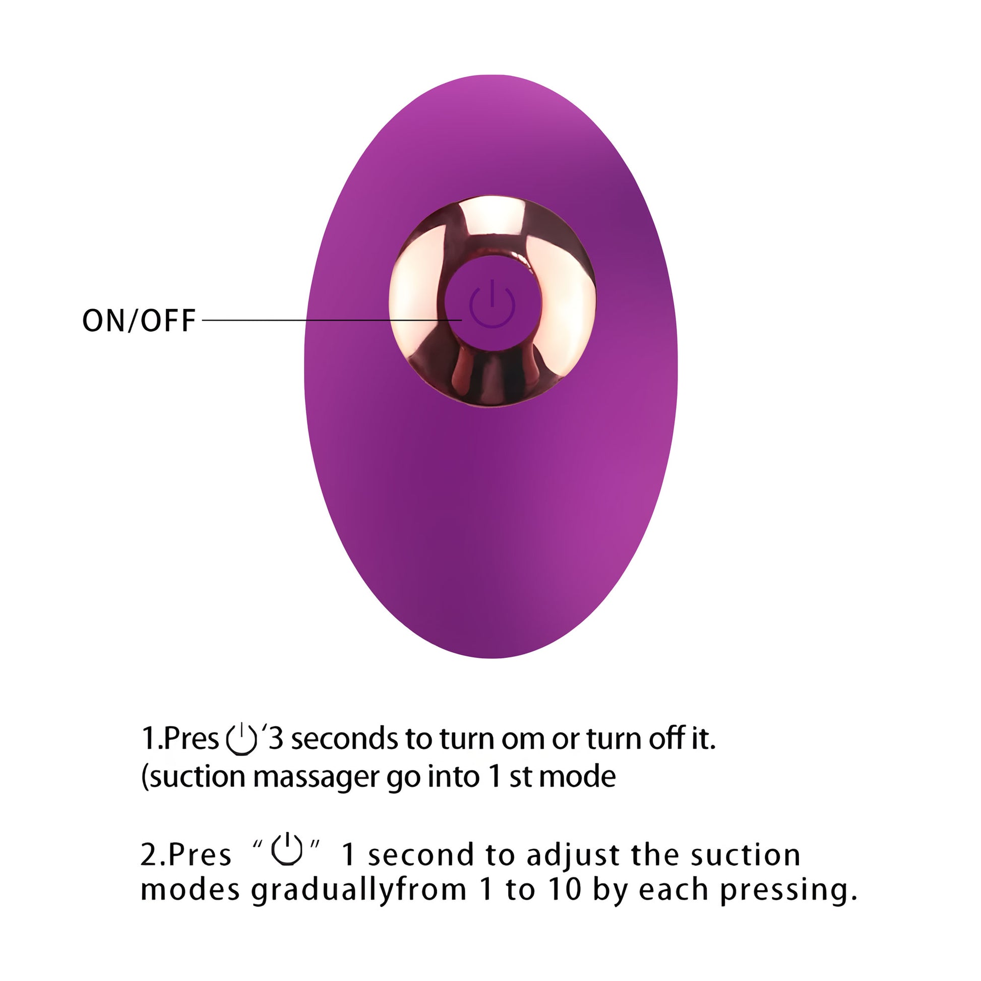 AuraEgg Petite Soft-Touch Suction Vibe