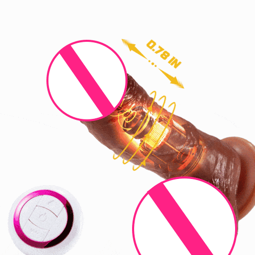 Erupto - 8.86 Inches Thrusting & Swing Massager - rabbit vibrator with suction featuring quiet, beginner friendly, thrusting