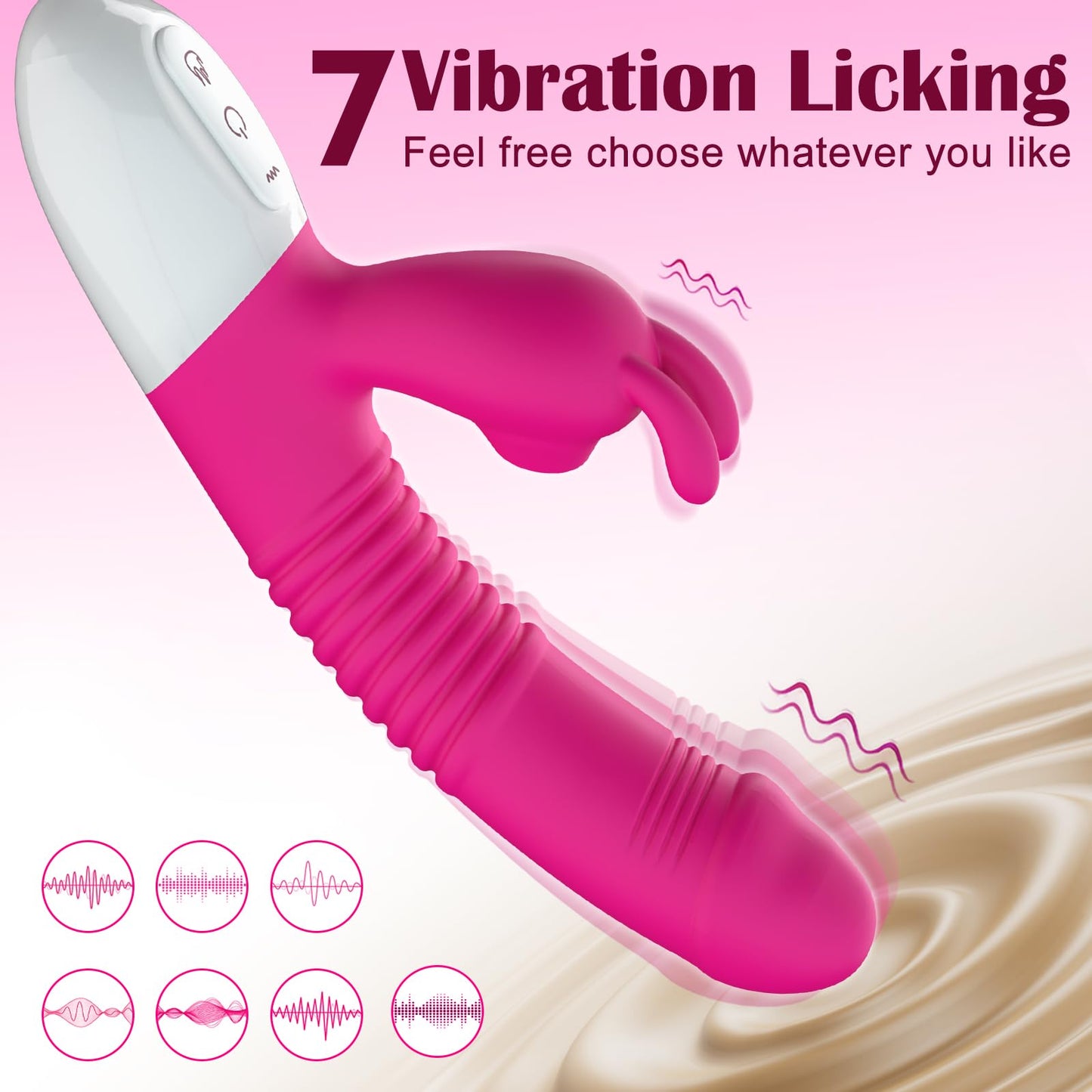 Flaris - Rabbit Massager with Heating Suction & G-Zone