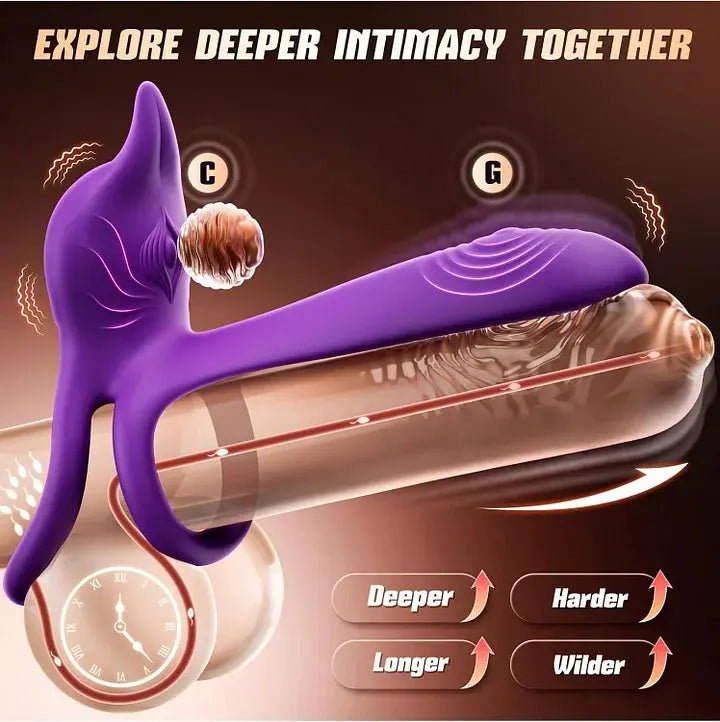 Close-up of stretchable body-safe silicone ring material