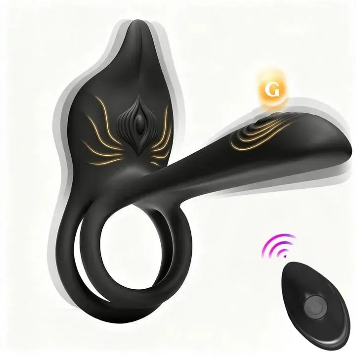 Dual stimulation design highlighting G-spot and clitoral targeting