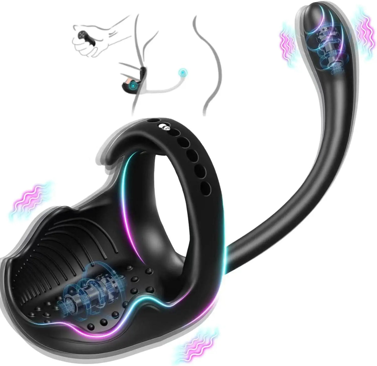 Adjustable cock ring with 13-step holes for customized fit