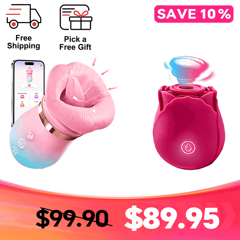 KissMaster - App-Controlled Tongue & Suction Massager