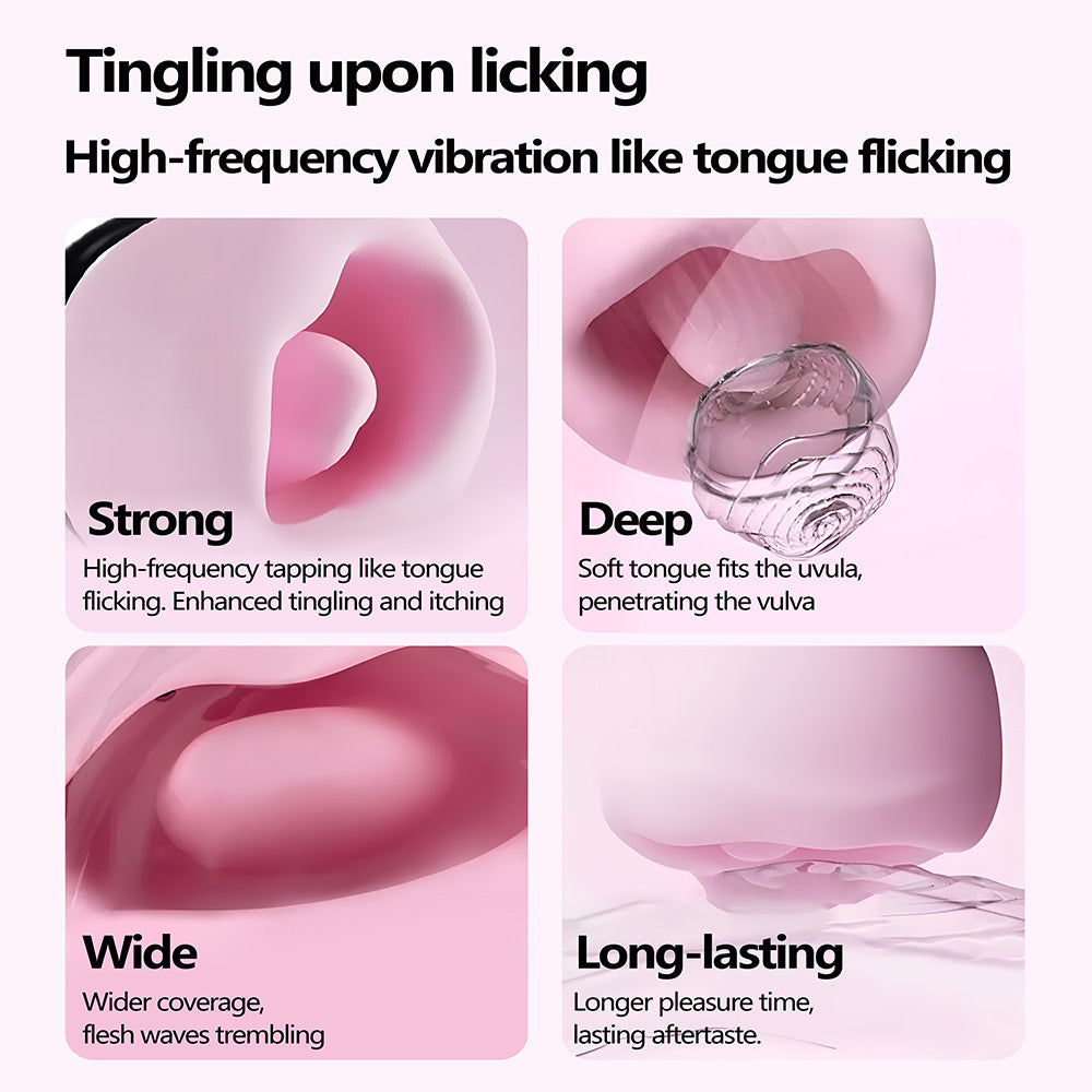 PearlMouth - Premium Oral-Like Massager with Soft