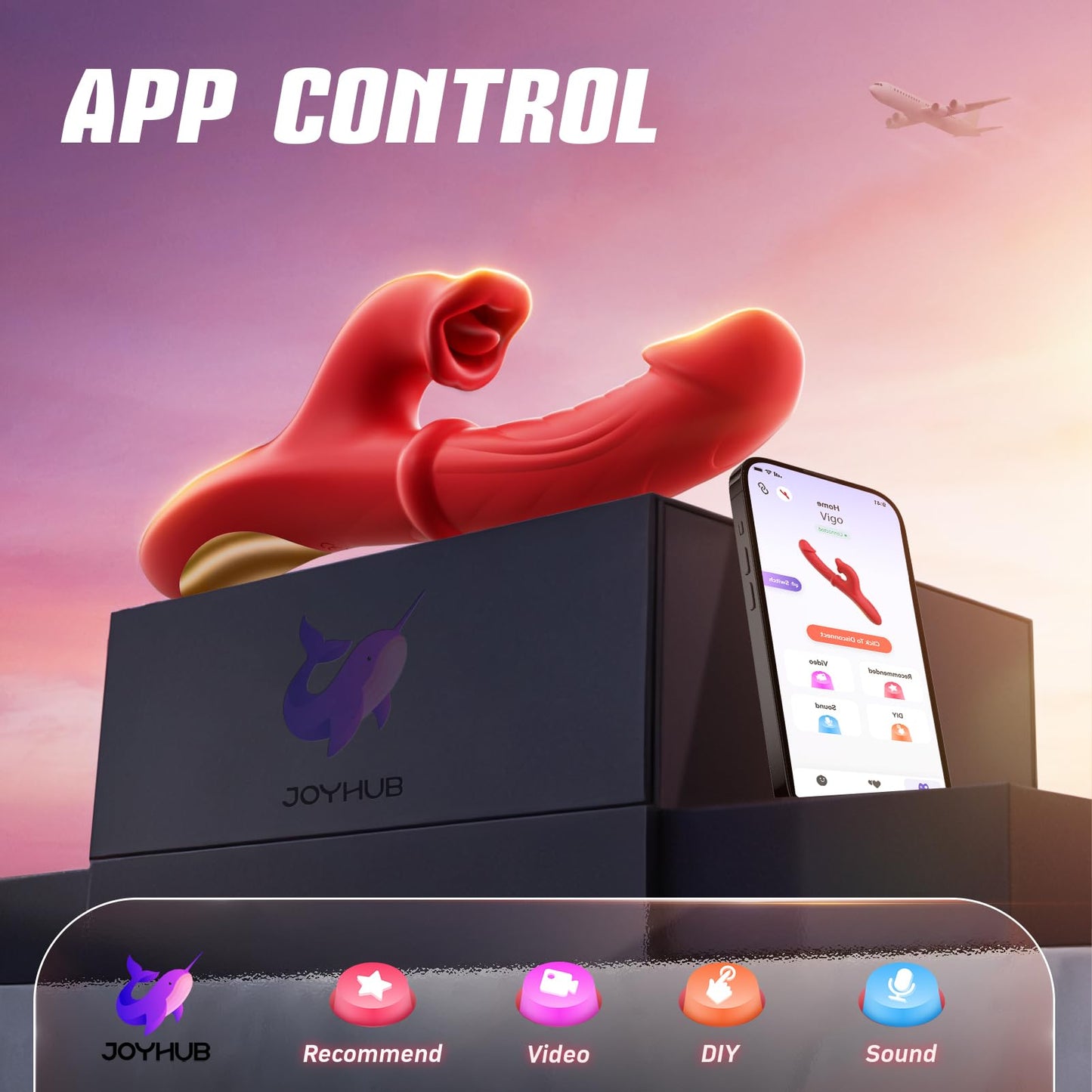 AeroBunny - App-Controlled Thrusting Dual-Massager