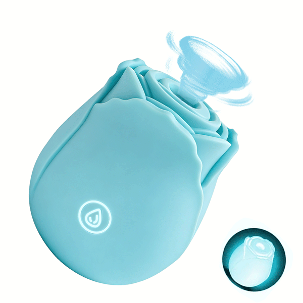 MintGlow - Luminous Original Rose Suction Toy
