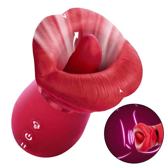 Elira - Intimate Massager with Tongue-Style Sensation - tongue vibrator featuring waterproof, quiet, rechargeable