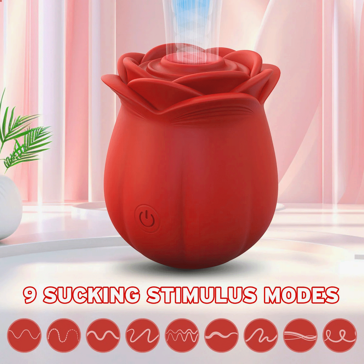 Big Petal - Wider Coverage Rose Suction Massager