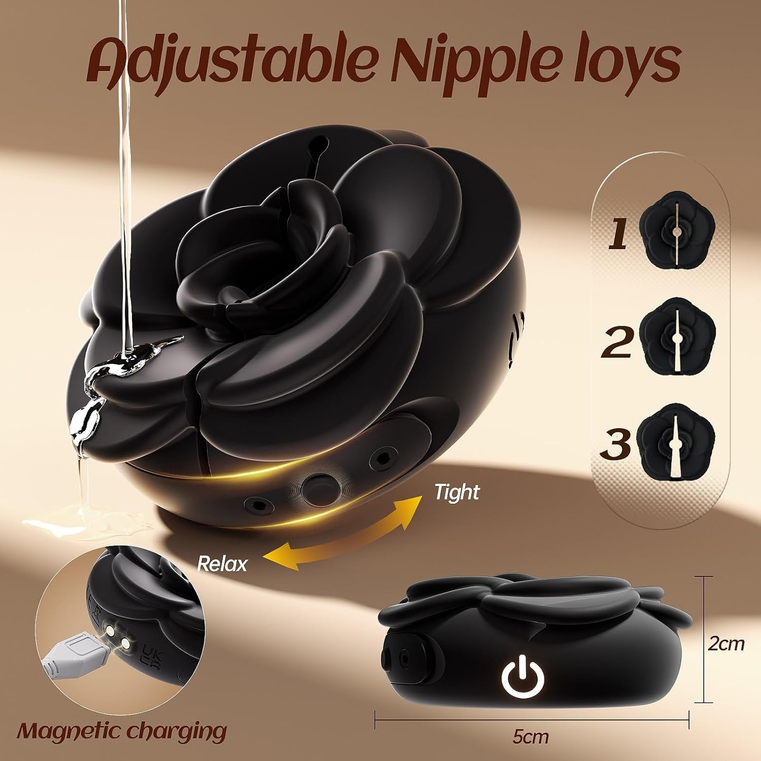 Full-Body Stimulation Set - Vibe Chest Clamps & Dual