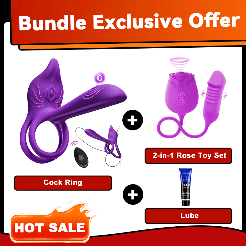 App & Remote Vibe Ring with G-Zone & External Massager
